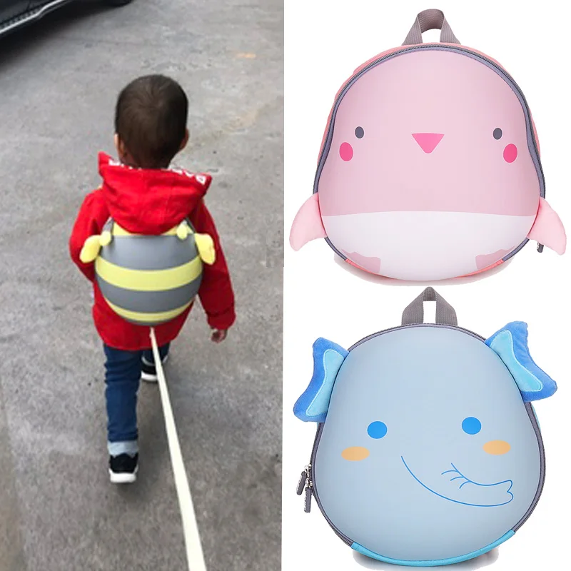 

zq Anti-Lost with Baby Backpack Anti-Lost Children with Traction Rope Safety Schoolbag Kids Baby