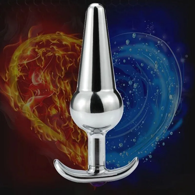 Анальная пробка из нержавеющей стали без вибратора анальная с кристаллом