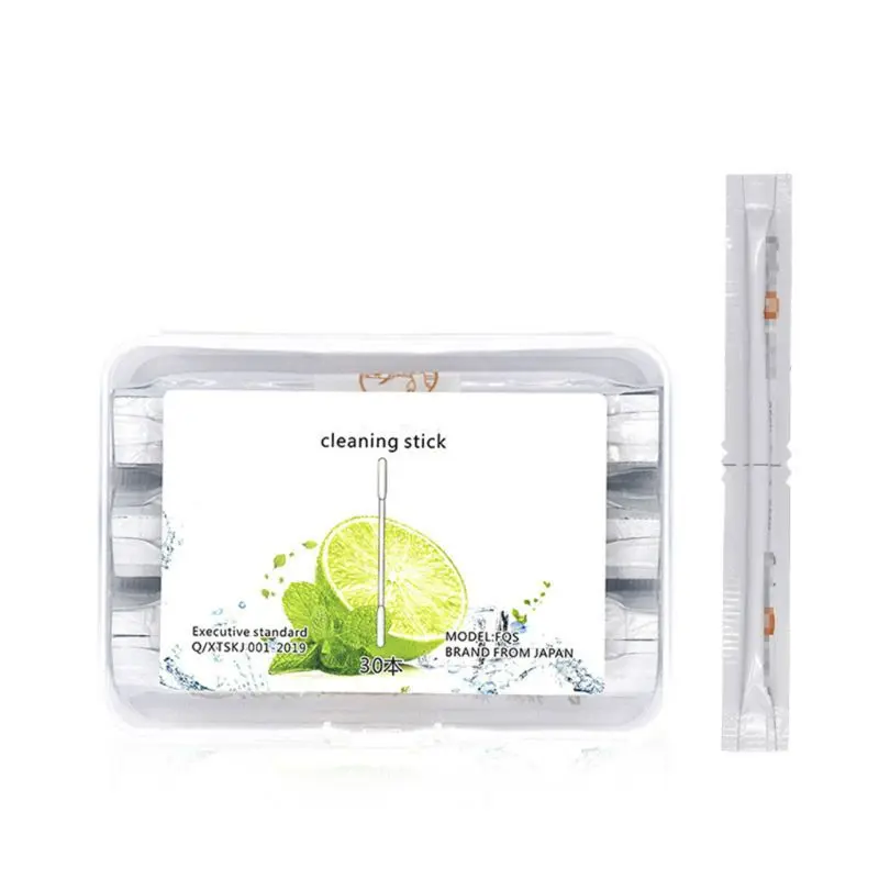 30 шт./кор. чистящее средство двойной головкой ватные тампоны для IQOS 2 4 плюс экрана