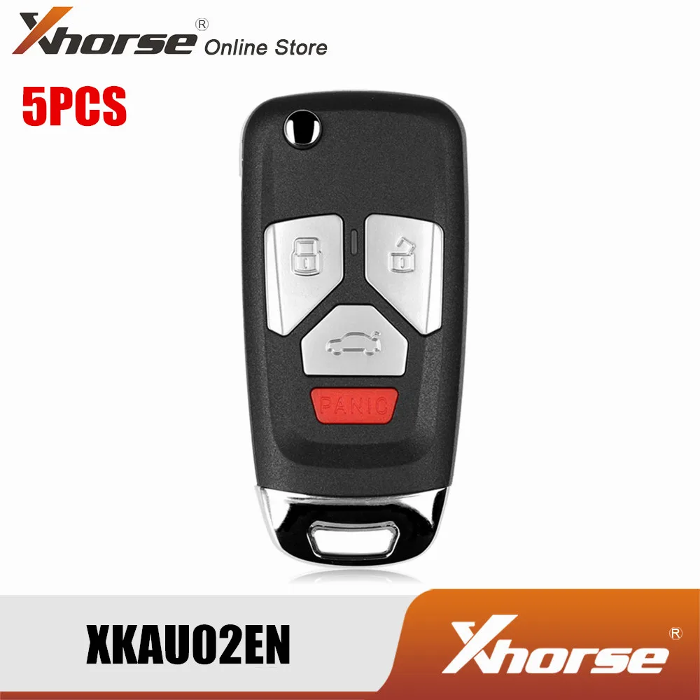 Пульт дистанционного управления Xhorse XKAU02EN для Audi Тип 3 + тревога 5 шт./лот| |