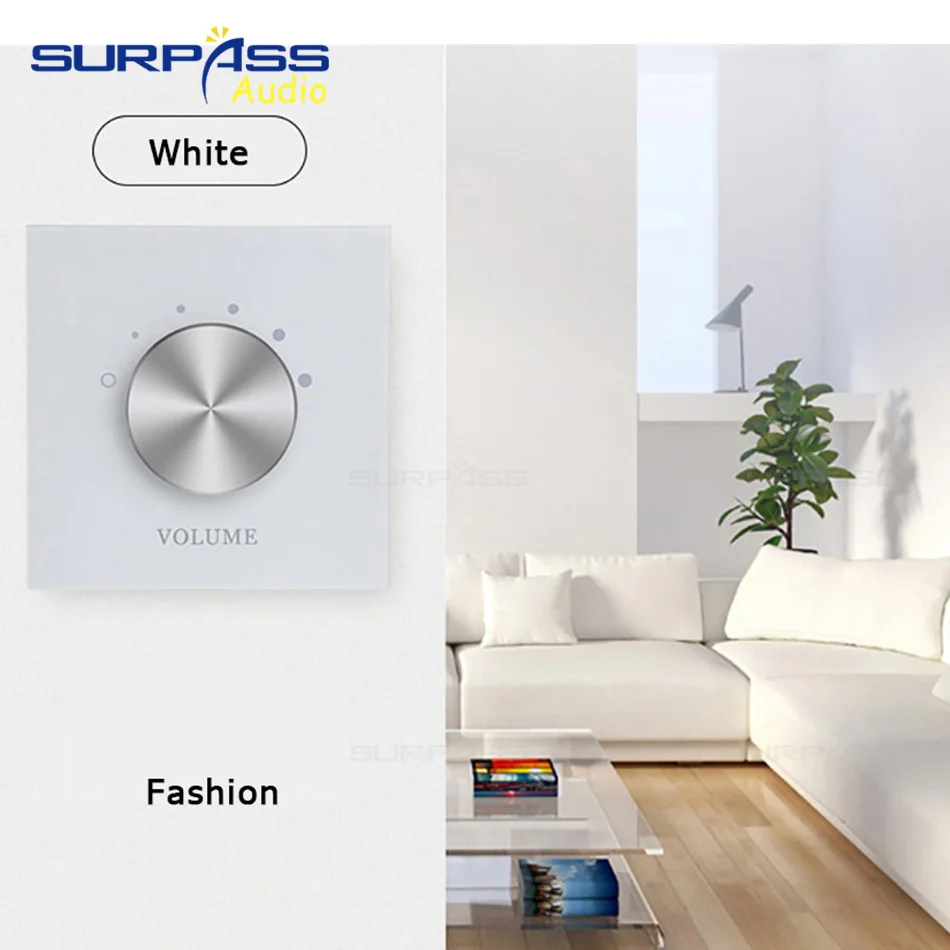 Модный двухканальный регулятор громкости переключатель настройки стерео 5