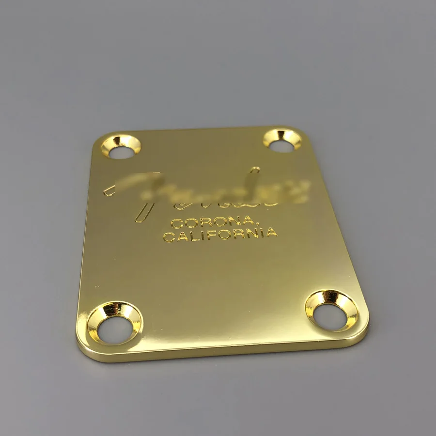 Накладка на шею для гитары Corona California золото хром черный ST TL | Спорт и развлечения