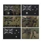 Австралия, Новая Зеландия, флаг страны, нашивки, эмблема, ИК, инфракрасные Светоотражающие военные 8 см, крючок и петля, тактический Национальный