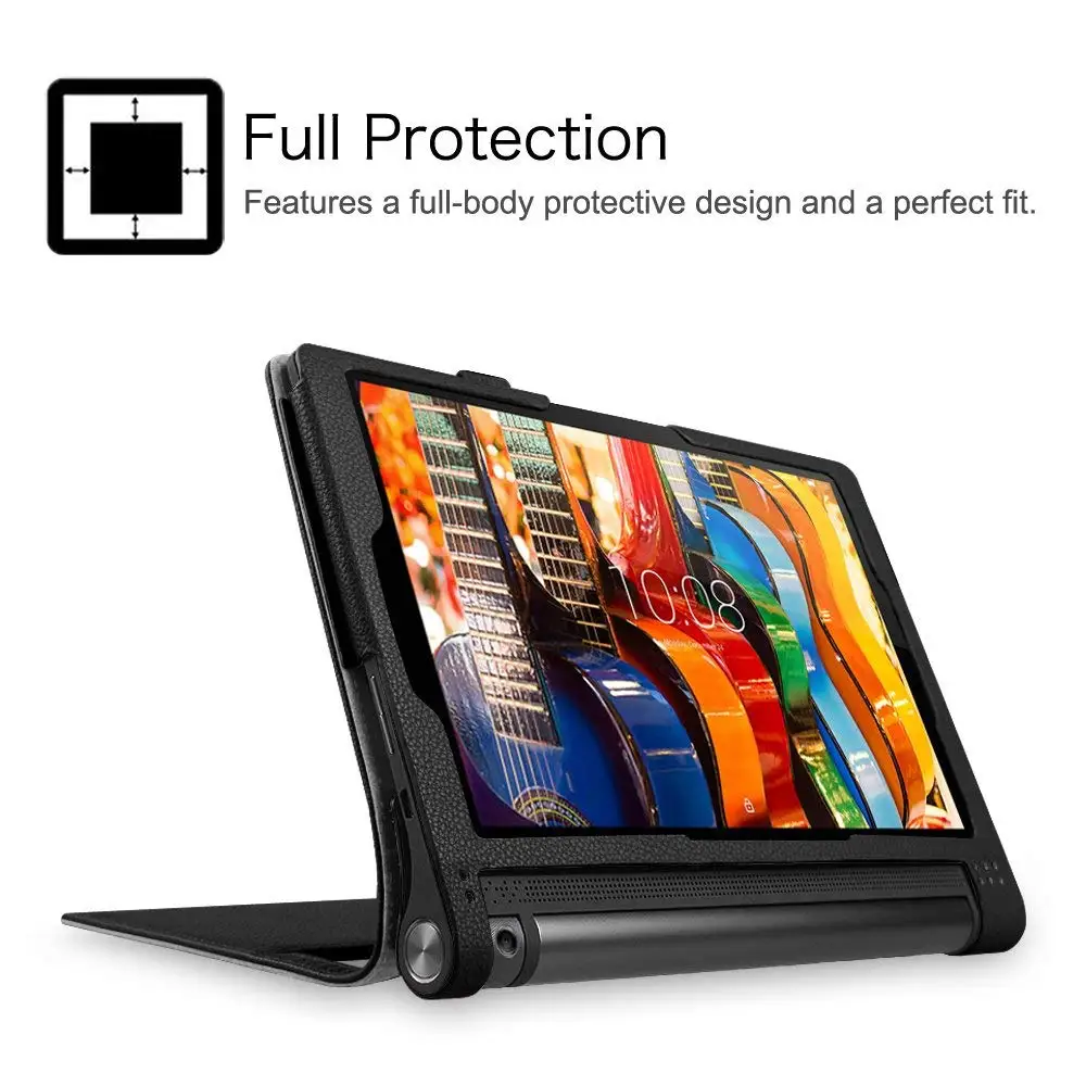 Флип чехол для Lenovo Yoga Tab 3 Pro 10 1 Plus YOGA YT3 X90F X90L планшетов и ПК|Чехлы электронных книг|