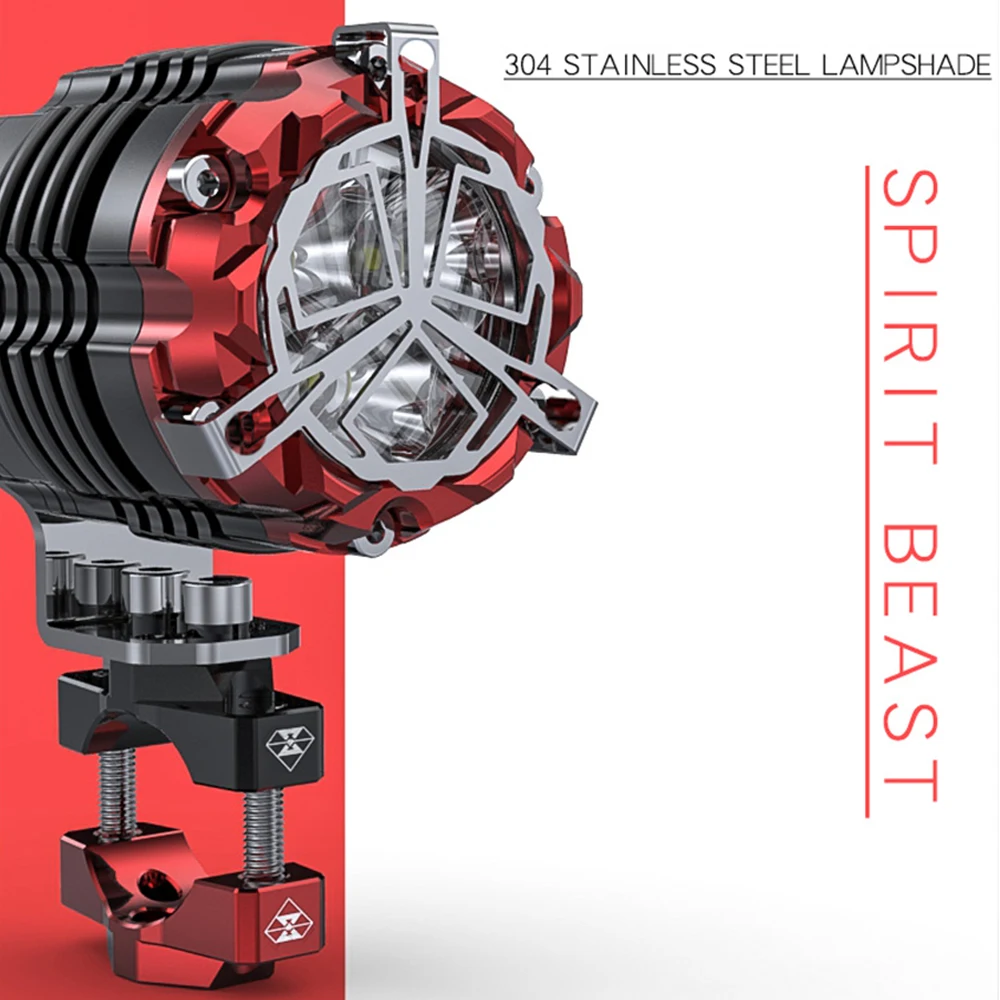 Светодиодный прожектор SPIRIT BEAST для мотоцикла подсветка AVT Honda Suzuki Yamaha Kawasaki KTM BMW Ducati