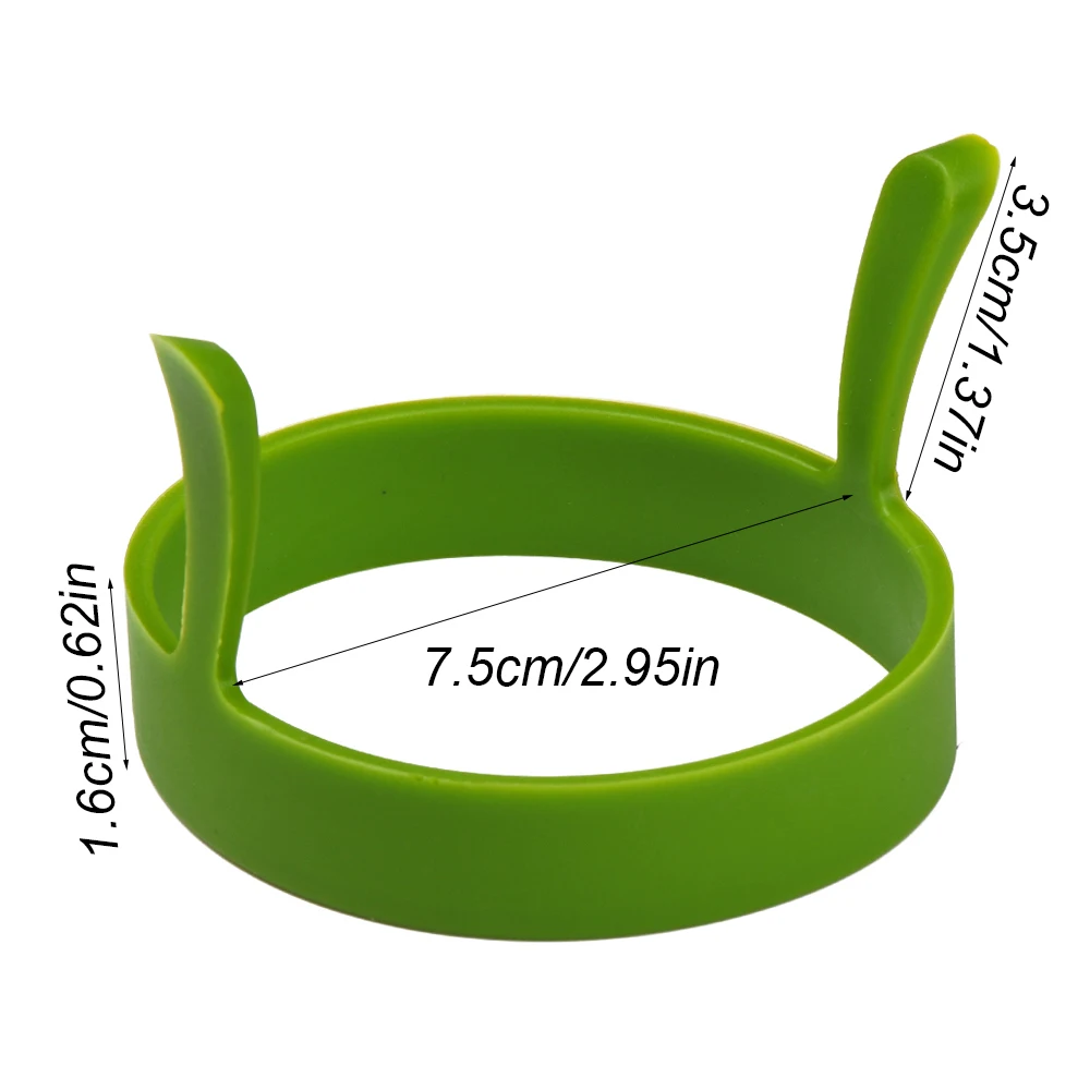 

1PCS Silicone Fried Egg Pancake Ring Omelette Fried Egg Round Heart Shaper Eggs Mold For Cooking Breakfast Pan Oven Kitchen