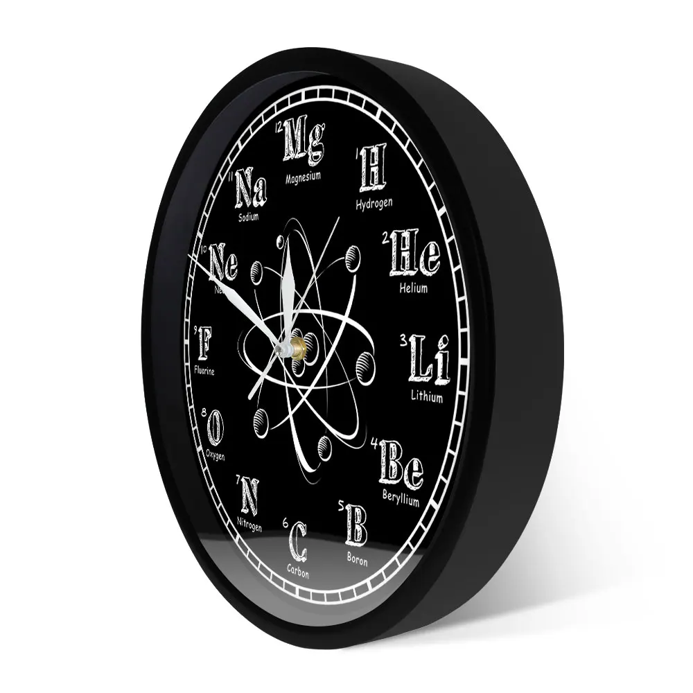 Настенные часы с химическими символами электронные настольные химия