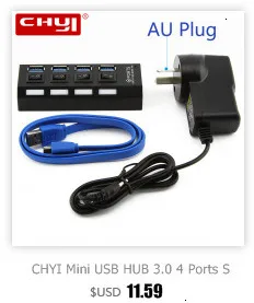 USB chyi C HUB 3,0 3 порта с TF кардридером Тип C 3,1 концентратор адаптер для MacBook, Surface Pro 6 Аксессуары