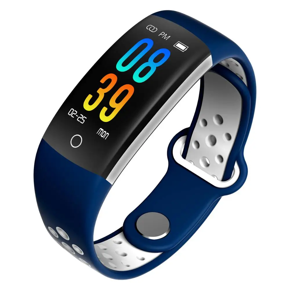 Умные часы Q6, браслет, Bluetooth 5,0, водонепроницаемые, пульсометр, измеритель артериального давления, шагомер, часы для телефона Apple, Xiaomi, huawei
