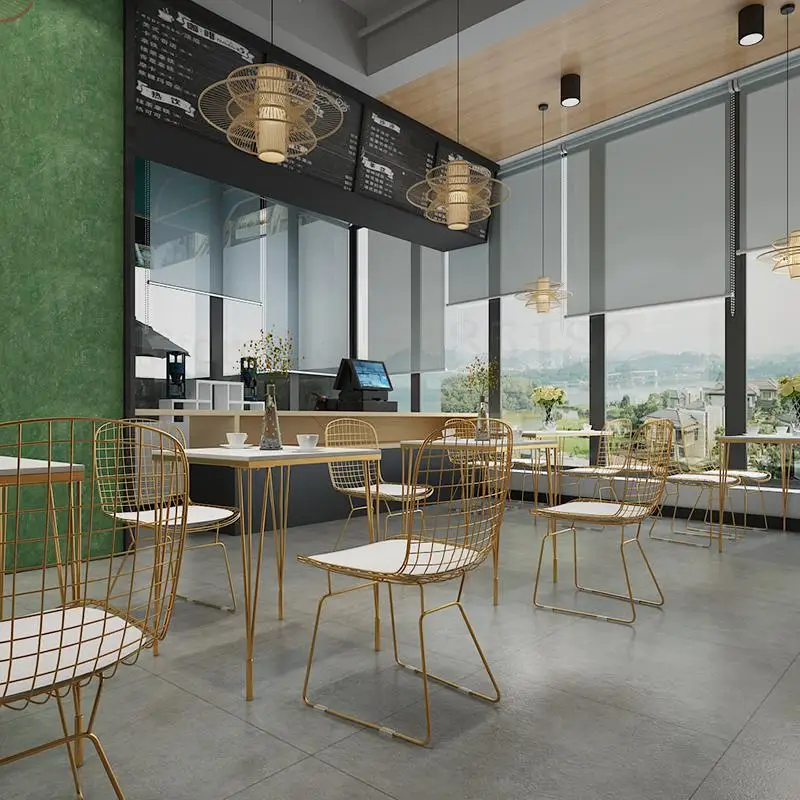 Стол и стул для чайного магазина простой комбинированный стол кафе музыки бара