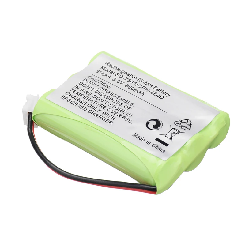 800mAh 3.6V NI-MH Rechargeable Replacement Cordless Home Phone Battery for Motorola SD-7501 V-Tech 89-1323-00-00 AT &amp T Lucent 2 |