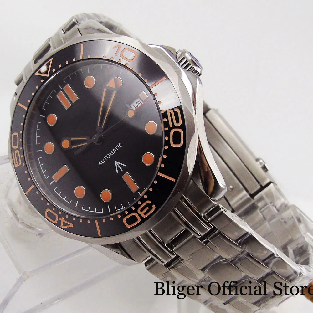 Часы BLIGER Мужские механические 41 мм из нержавеющей стали | Наручные часы