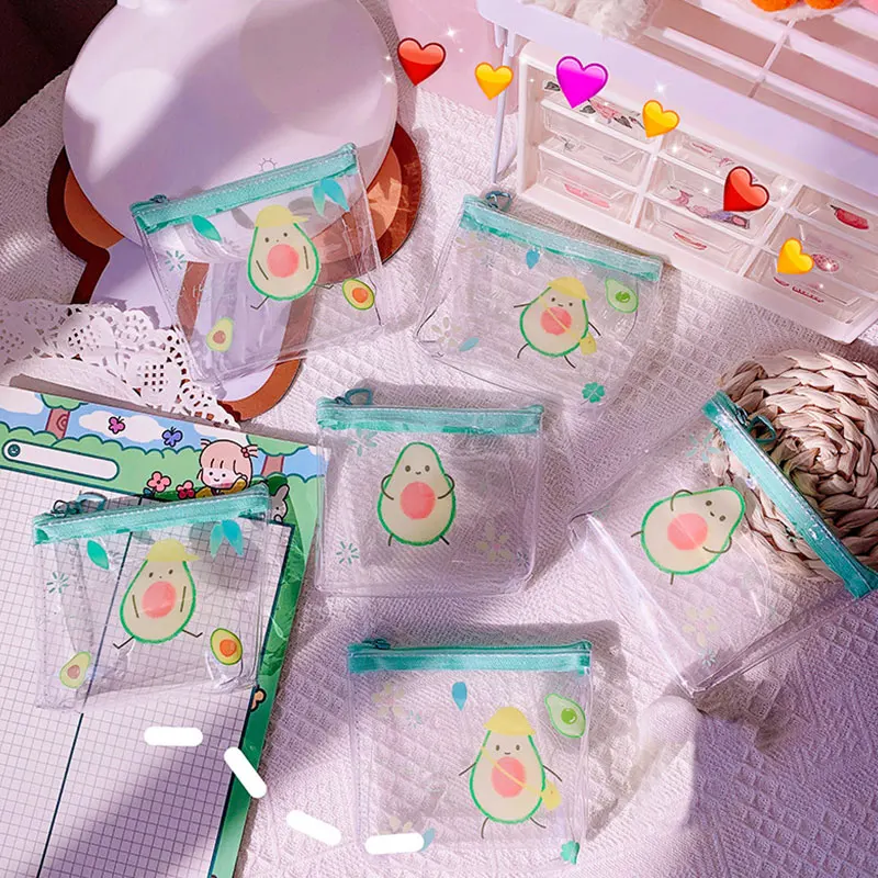 Симпатичный прозрачный мини кошелек кошельки для монет Женский держатель карт