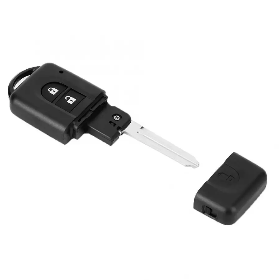 Чехол для ключа автомобиля чехол с 2 кнопками дистанционного Сменный Nissan Qashqai X trail