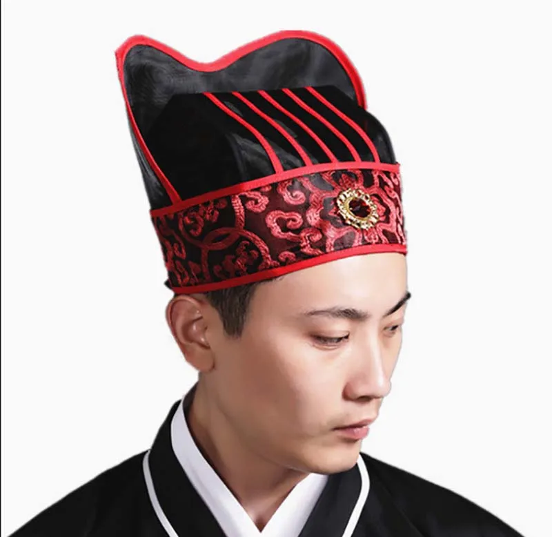 Мужская старинная шляпа для взрослых китайский традиционный головной убор Hanfu