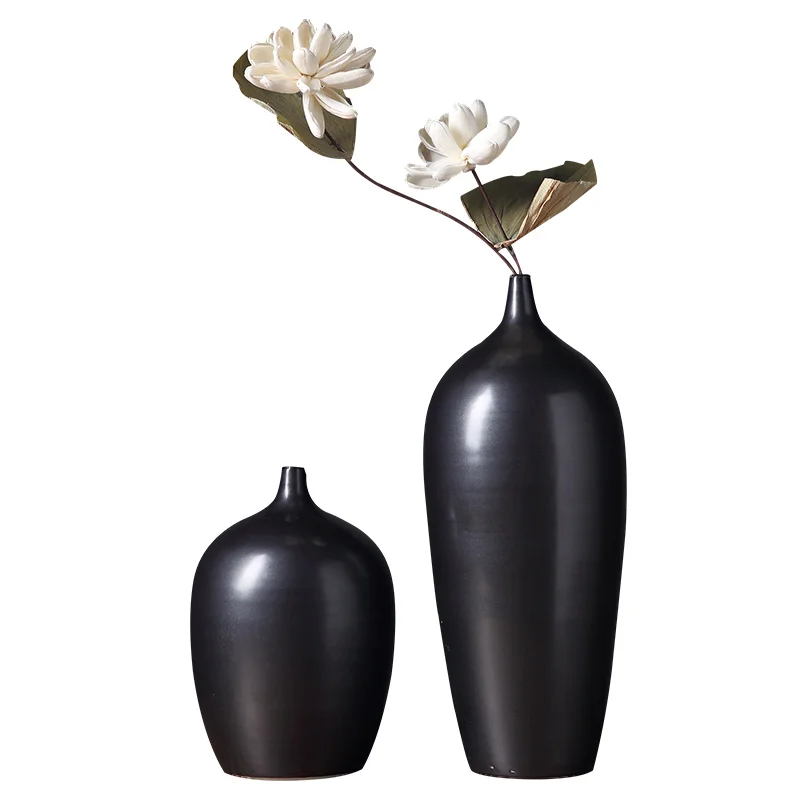 

Japanese Ceramic Vase Living Room Decoration Minimalism Flower Vases for Homes Decor Table Decoration Accessories White Vase