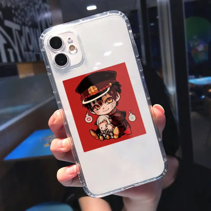 

toilet bound hanako kun Phone Case Transparent for iPhone 11 12 mini pro XS MAX 8 7 6 6S Plus X 5S SE 2020 XR