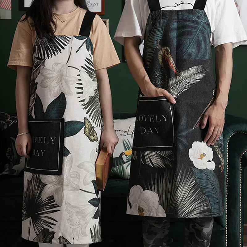 

Прочный Фартук из смешанных цветов, Цветочный Дизайнер, цветочный магазин, садоводство, рисунок, рабочая одежда для кафе, баристы, форма кон...