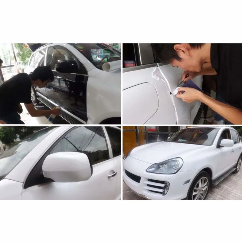 

Decor Car sticker Vinyl Decal 30*150CM Film Gloss White Replacement Wrap 1pc Air Bubble Free UV-resistant Durable