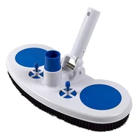 13 inch oval type blue and white suction head pool wall cleaning brush head pool vacuum cleaner water treatment equipment