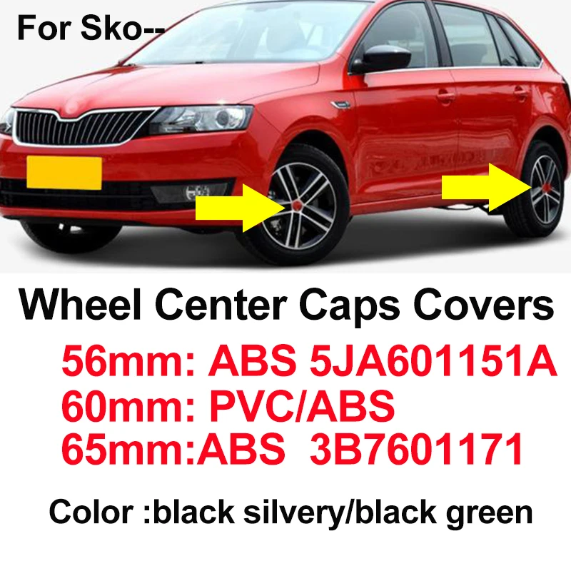 

Car Accessories 56mm 60mm 65mm ABS/pvc Car Emblem Wheel Hub Cap Covers Wheel Center Cap Badge 5.6CM Label Sticker Black/Green