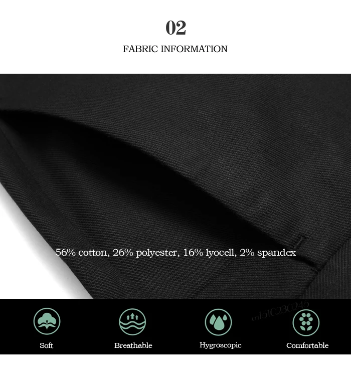 Plus Size 40 42 44 Men's Tencel Casual Pants Not Ash High Quality Fashion Business Straight Elastic Trousers Male Brand Clothes