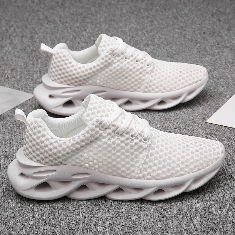

2020 Chunky Sneakers Women Platform Shoes White Trainers Ladies Casual Breathable Mesh Zapatillas Tenis De Mujer Big Size 47 48