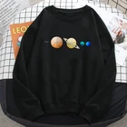 Солнечная система планеты Цвет мужская толстовка с круглым вырезом в стиле хип-хоп, толстовка с капюшоном для отдыха полиэстер одежда 2021 новые осенние Moletom Masculino