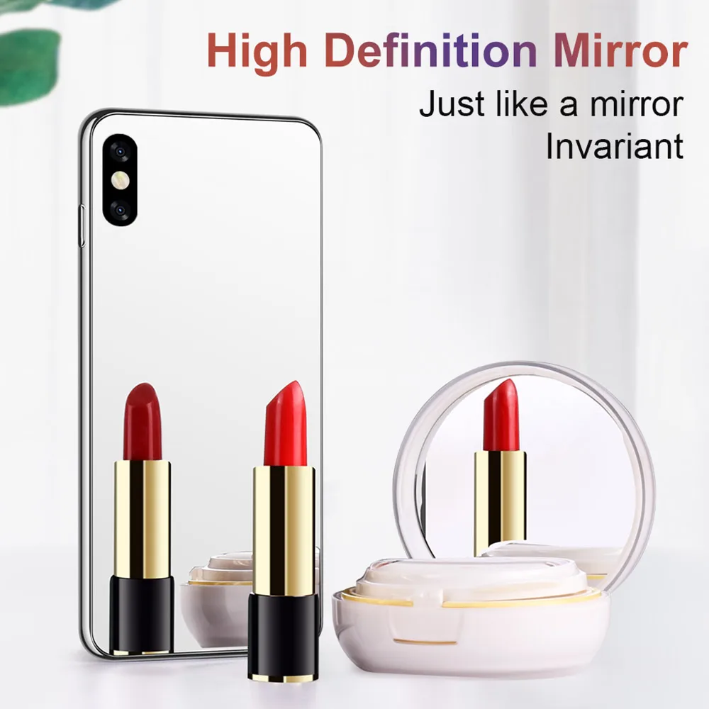 Роскошный зеркальный чехол KISSCASE с покрытием для iPhone 11 Pro Max X XR XS 7 8 Plus покрытие из