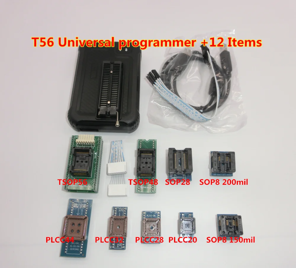 Универсальный программатор XGecu T56 мощный с поддержкой или вспышкой/NAND Flash /
