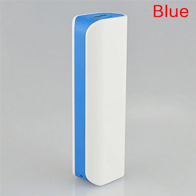 Portable Led Pover Power Bank (No Battery Mobile 1x 18650 Box Phone Charger diy Case Powerbank Dual USB Poverbank | Электроника
