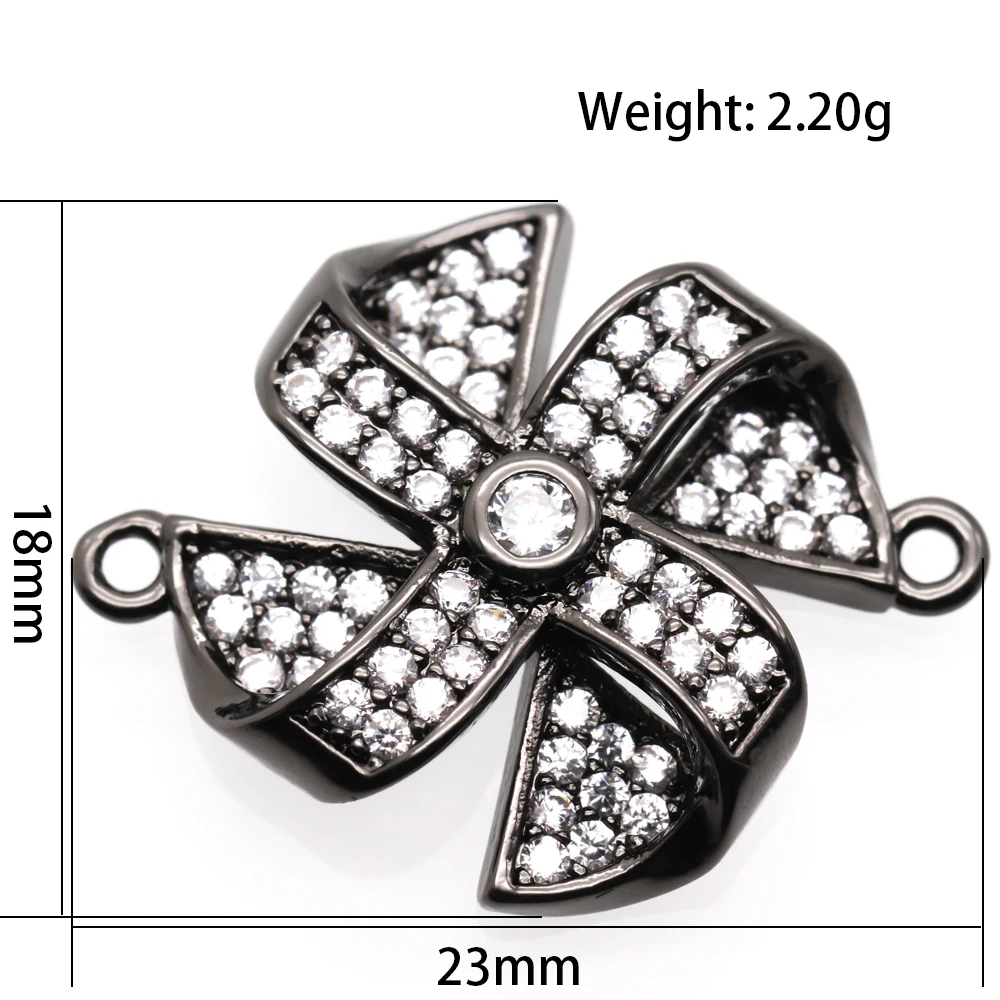 4 _ инкрустированный микро циркониевый разъем аксессуары для изготовления