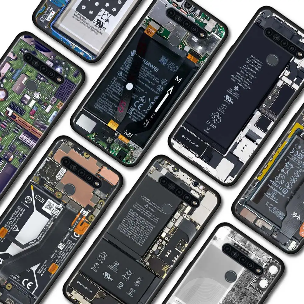 Черный мягкий чехол для LG K40 K40s K41s K50s K51s K61 G6 G7 G8 ThinQ Q51 Q60 Q61 Q70 материнской платы