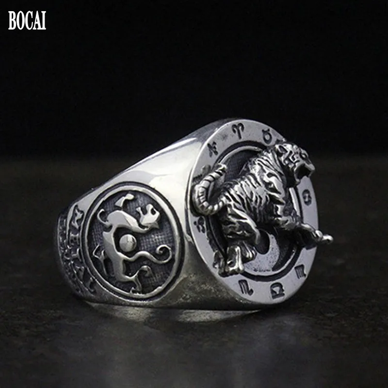 new energy-saving ring manufacturers wholesale silver S925 Silver Ring retro personality