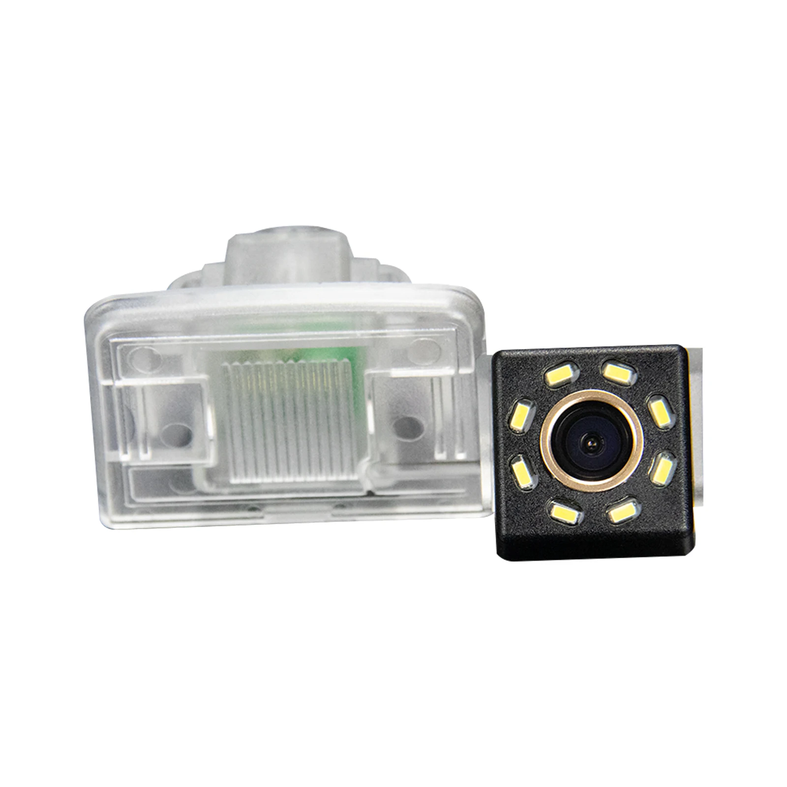 

Misayaee Car Rear View Reverse Parking Camera Golden 8 LED for Cadillac CT6 2016-2018 Night Vision Waterproof