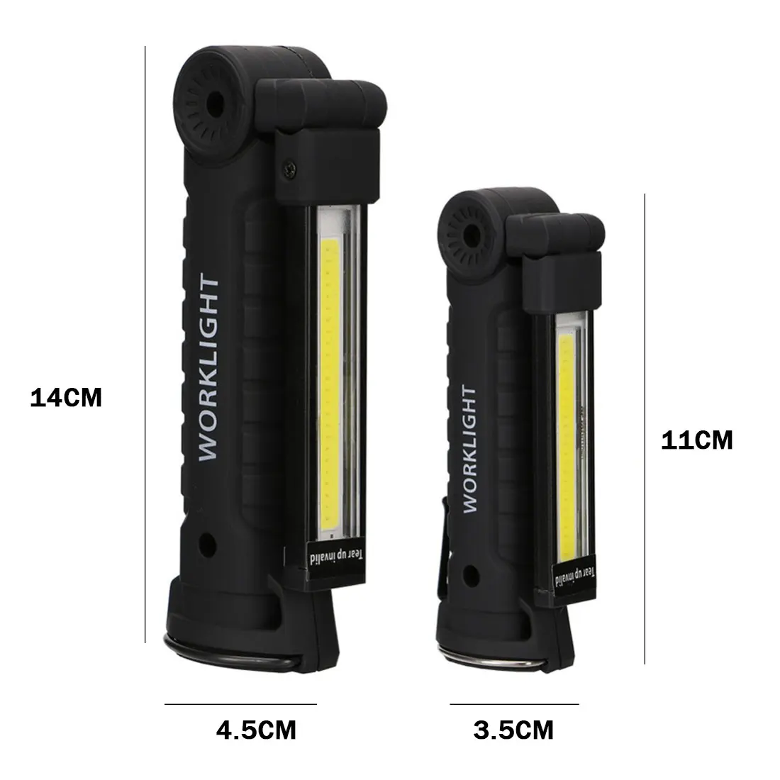 

COB LED Flashlight Portable USB Rechargeable 5 Mode Working Light Magnetic Torch Lanterna Hanging Hook Lamp for Outdoor Camping