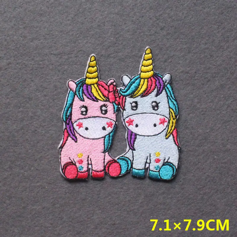 

Embroidered Patch Mushroom and Froggo Patches For Clothing DIY Cute Cartoon Unicorn Patch Iron On Patches On Clothes Accessory