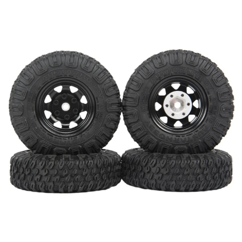 

Metal Wheels Rim with Rubber Tires Set for MN86S MN86 MN86KS MN86K MN G500 1/12 RC Crawler Car Upgrade Parts