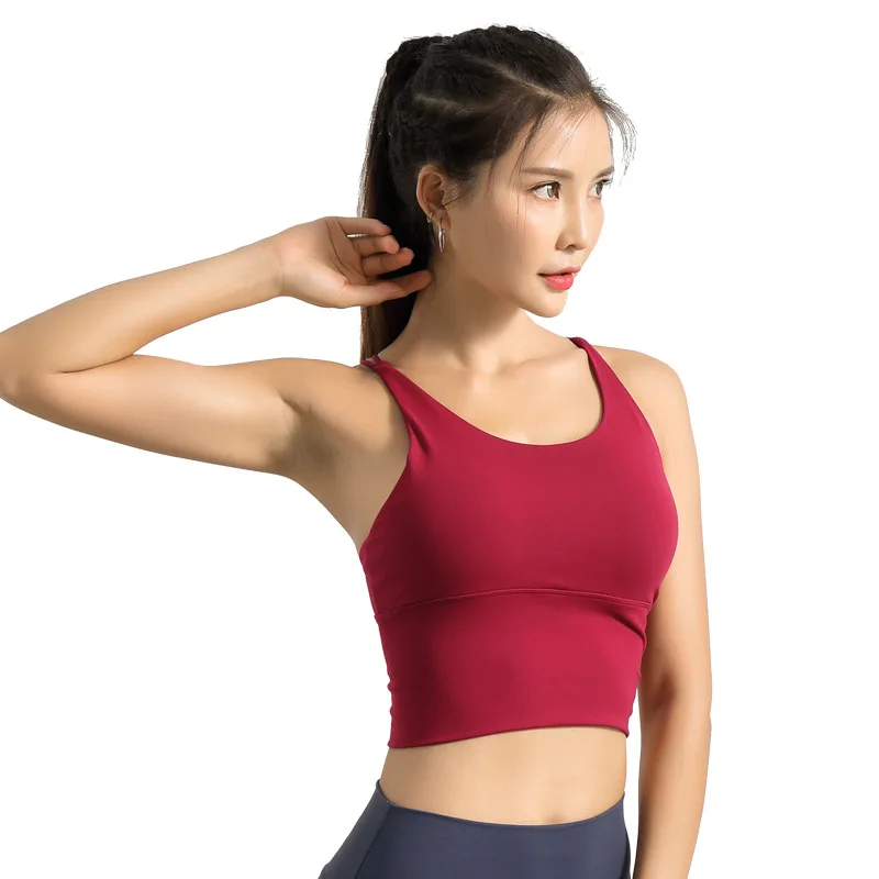 

Спортивный бюстгальтер ygspts для дам, противоударное нижнее белье для женщин, Жилет без оправы, спортивная одежда для йоги и улицы
