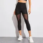 YICIYA черные женские Лоскутные Спортивные Леггинсы с высокой талией леггинсы брюки леггинсы с карманами для бега спортивные длинные штаны для активного отдыха