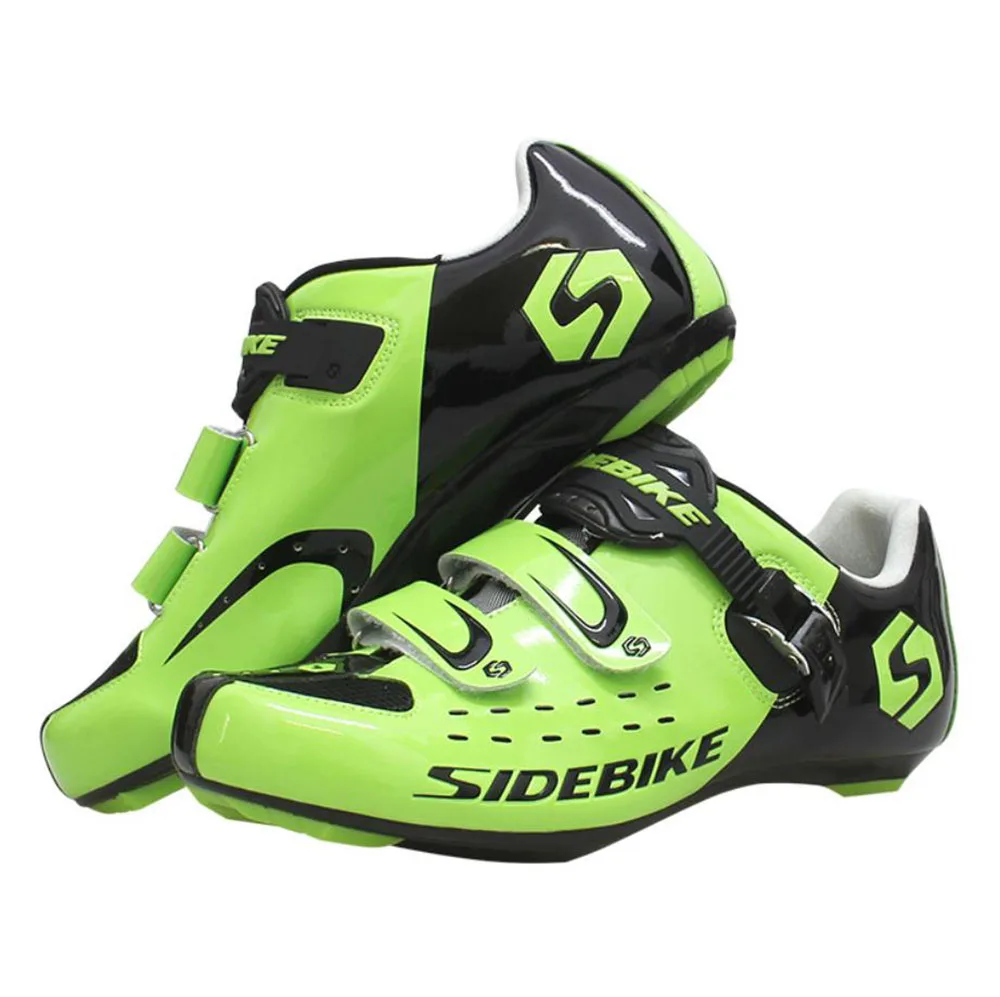 Sidebike/Обувь для велоспорта; обувь для езды на велосипеде; износостойкая противоскользящая дышащая мужская обувь для велоспорта - Цвет: green