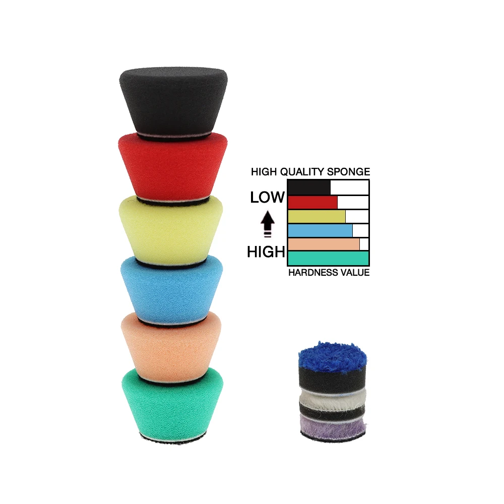 Полировальный круг 1 дюйм набор из 9 шлифовальных дисков грубой средней и тонкой
