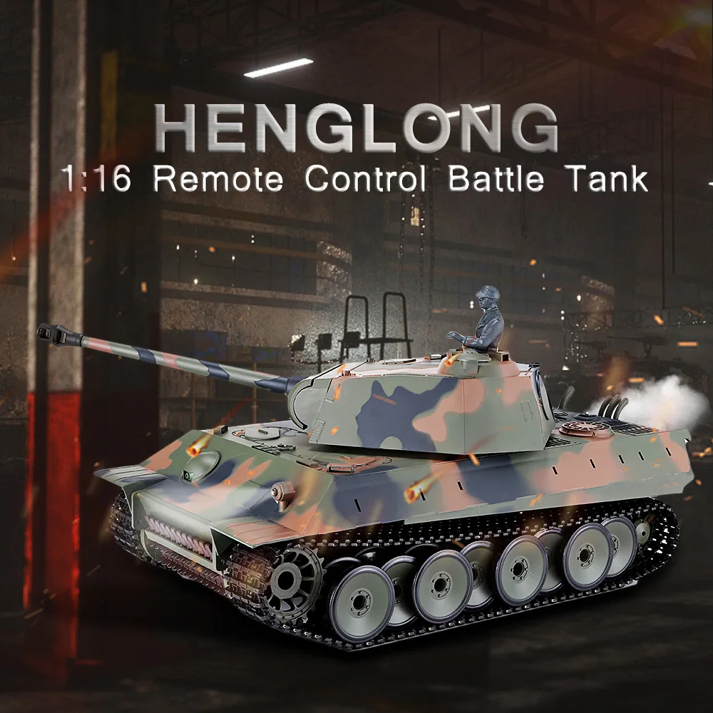 Новое прибытие Henglong 1:16 пульт дистанционного управления главный боевой танк игрушка подарок