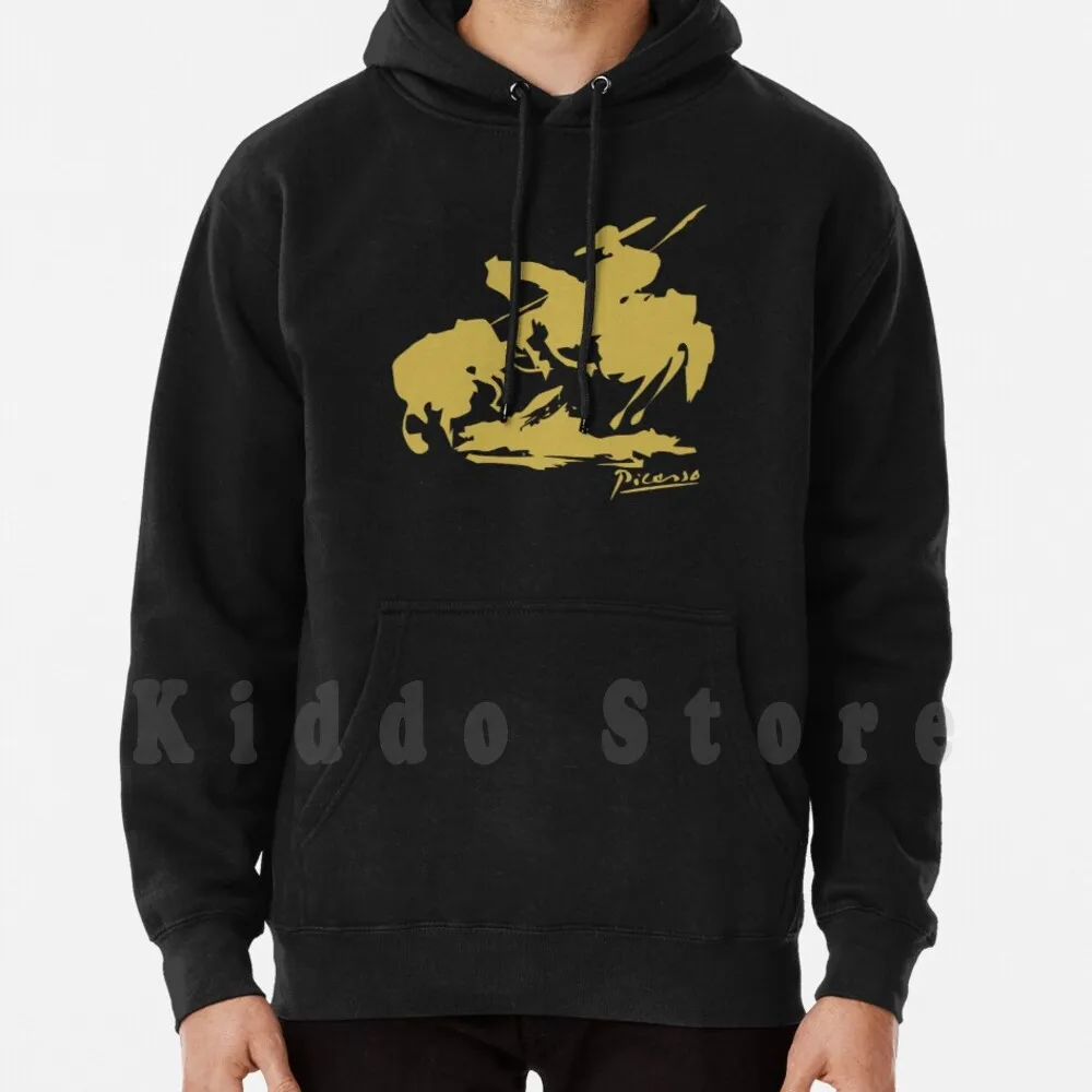Picasso Bullfighting Золотые толстовки с длинным рукавом Pablo Escobar Bullfight