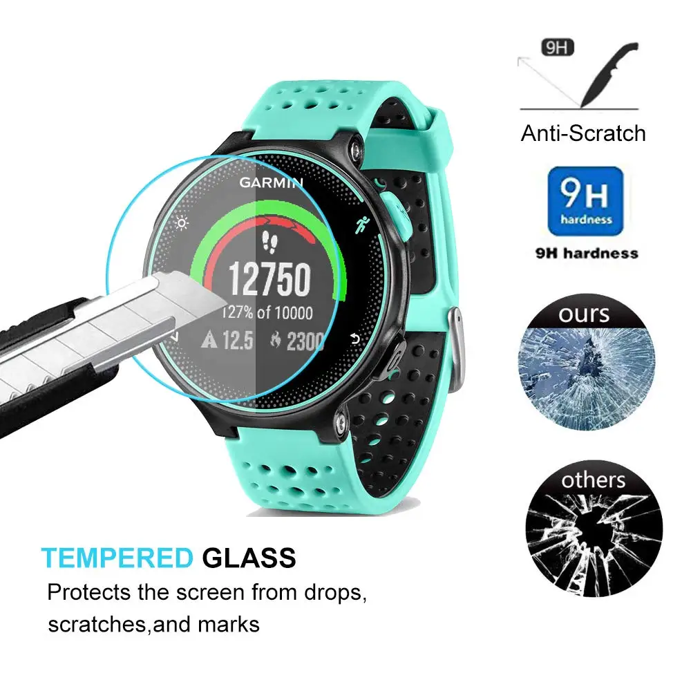 Защитная пленка из закаленного стекла для Garmin Forerunner 220 225 230 235 245 620 630 645 735XT 935 945