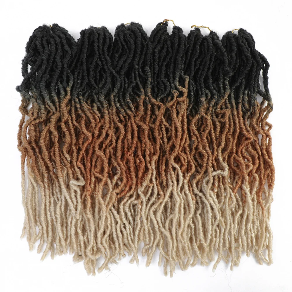 

18 дюймовый вязаный крючком синтетический ворс пружинный твист высокотемпературное волокно мягкий Дред натуральные волнистые удлинители д...