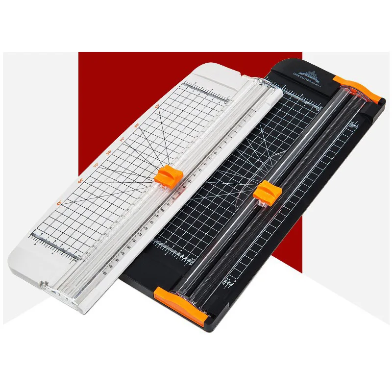 

Professional Paper Cutter A3/A4/A5/B5 Paper Photo Cutter ABS Simple Convenient Cutter with Ruler Drawing Marks for Cards Label