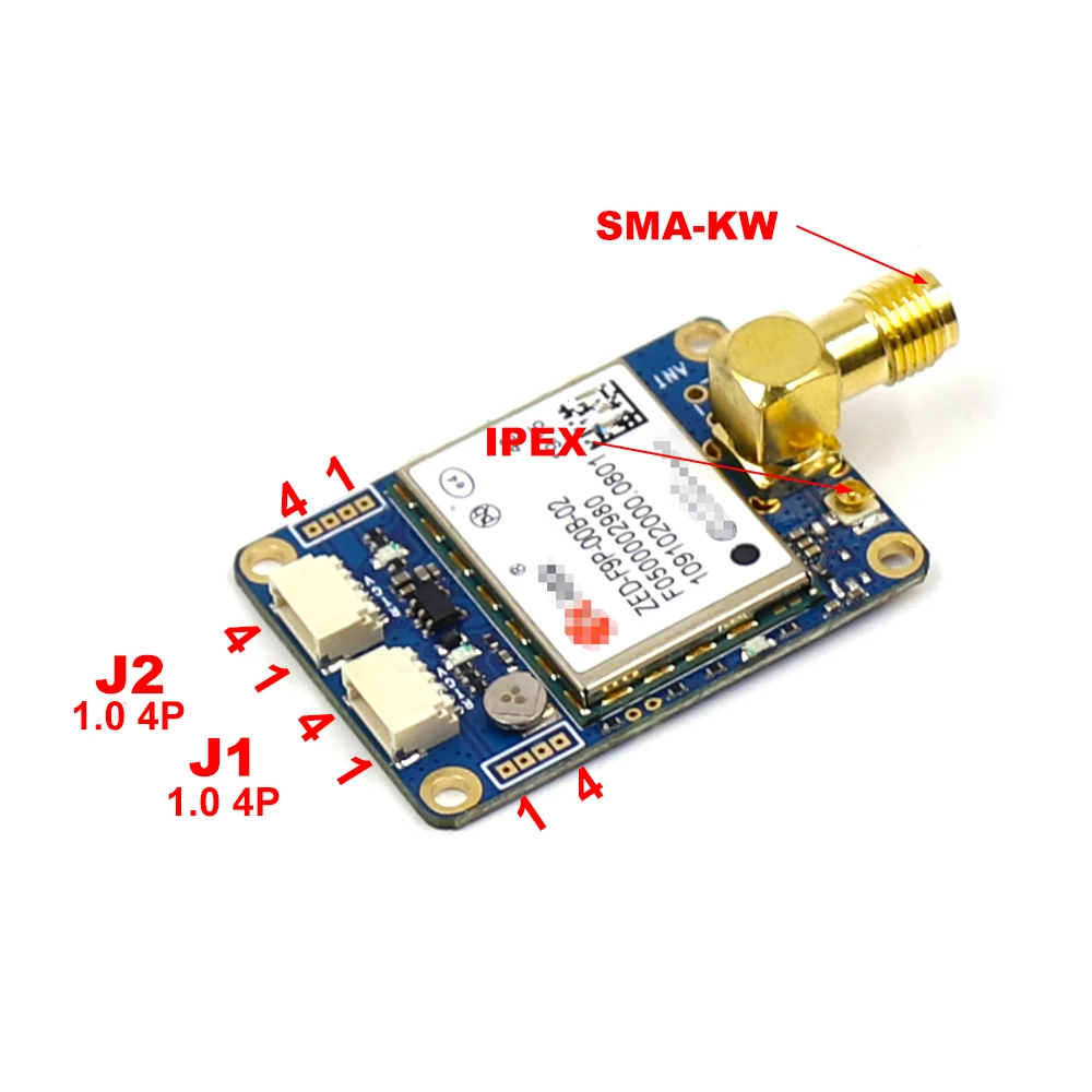 BEITIAN gps EVB ГЛОНАСС BEIDOU Высокоточный сантиметр-уровень gps модуль двухчастотный ZED-F9P модуль RTK BT-F9PK4