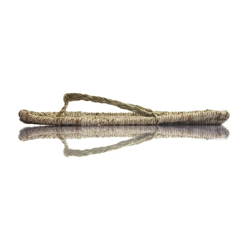 Мужские летние массажные шлепанцы соломенные сандалии ручная работа