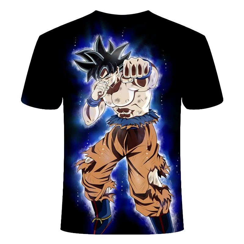 Горячая новинка Мужская и женская персональная аниме Dragon Ball Z 3D печать футболка классная модная удобная креативная рубашка с короткими рукавами